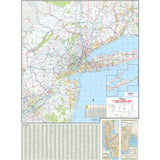 New York City 75-Mile Radius Tri-State Area Regional Wall Map - KA-R-NY-TRISTATE-PAPER - Ultimate Globes