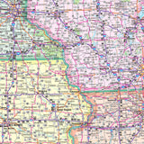 North Central United States Regional Wall Map - KA-R-US-NORTHCENTRAL-PAPER - Ultimate Globes