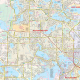 Oakland County, MI Wall Map - KA-C-MI-OAKLAND-PAPER - Ultimate Globes