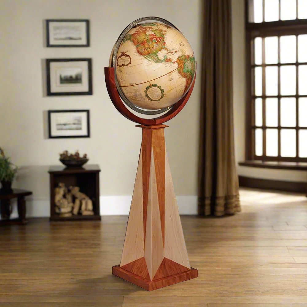 Obelisk Globe - Frank Lloyd Wright - RP - 22728 - Ultimate Globes