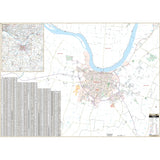 Owensboro, KY Wall Map - KA-C-KY-OWENSBORO-PAPER - Ultimate Globes