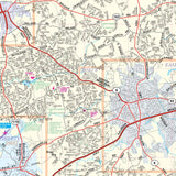 Pickens, SC Wall Map - KA-C-SC-PICKENS-PAPER - Ultimate Globes