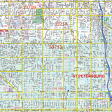 Pinellas County, FL Wall Map - KA-C-FL-PINELLAS-PAPER - Ultimate Globes