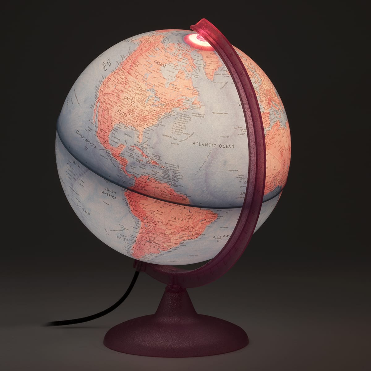 Pink Continental Globe - Waypoint Geographic - WP12103 - Ultimate Globes