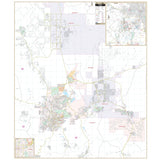 Prescott, AZ Wall Map - KA-C-AZ-PRESCOTT-PAPER - Ultimate Globes