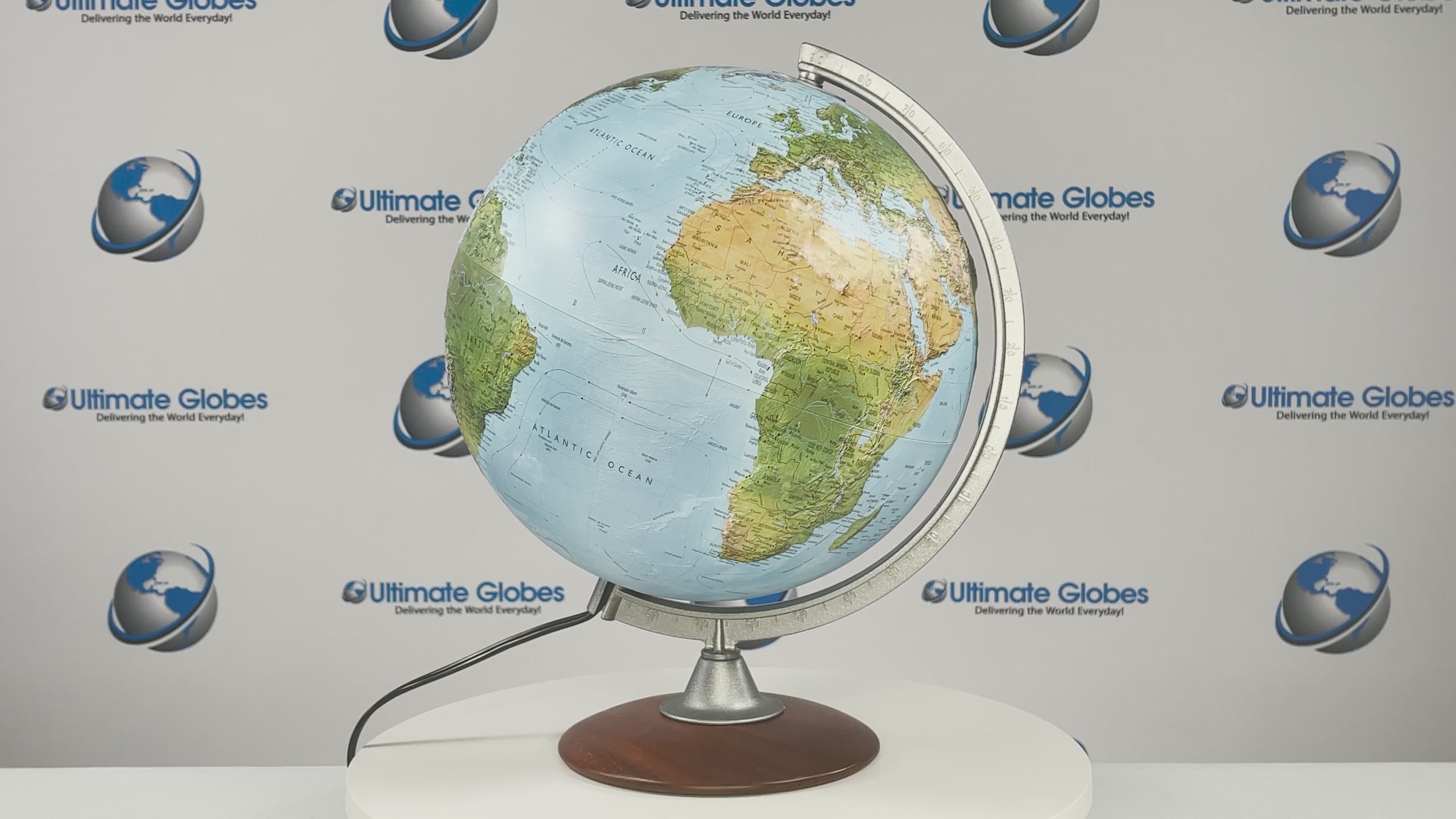 Tactile Raised Relief Globe » Shop Decorative Desk Globes