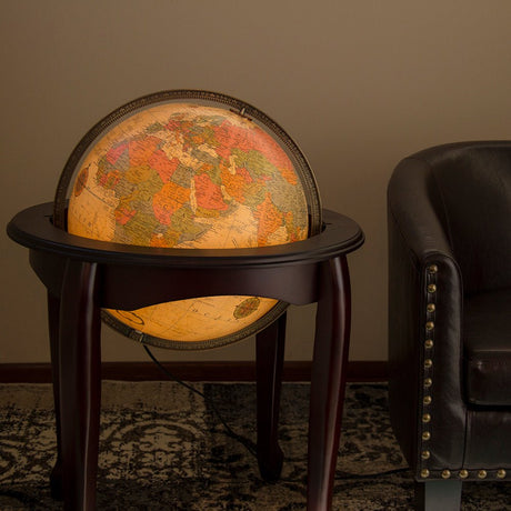 Queen Anne Globe (illuminated) - Replogle Globes - RP - 64036 - Ultimate Globes