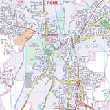 Rome & Floyd County, GA Wall Map - Ultimate Globes - POD - KA - C - GA - ROME - PAPER - Ultimate Globes