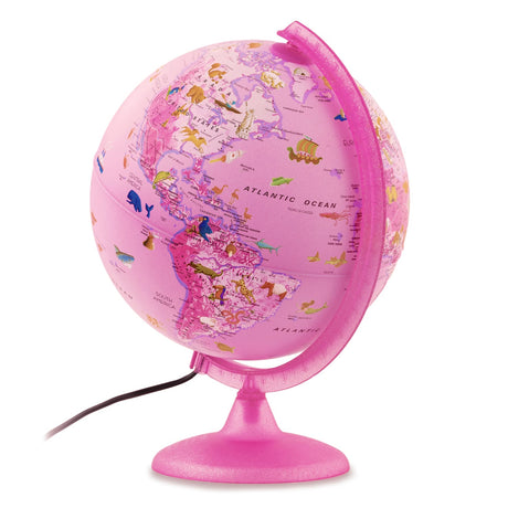 Safari Explorer Animals Globe (pink) - Waypoint Geographic - WP12102 - Ultimate Globes