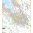 San Jose & Silicon Valley, CA Wall Map - KA-C-CA-SANJOSE-PAPER - Ultimate Globes