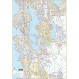 Seattle, WA Wall Map - KA-C-WA-SEATTLE-PAPER - Ultimate Globes