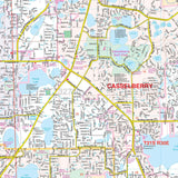 Seminole County, FL Wall Map - Ultimate Globes - POD - KA - C - FL - SEMINOLE - PAPER - Ultimate Globes