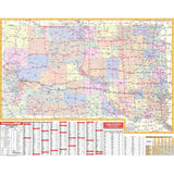 South Dakota State Wall Map - KA-S-SD-WALL-PAPER - Ultimate Globes