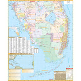 Southern Florida Regional Wall Map - KA-R-FL-SOUTHERN-PAPER - Ultimate Globes