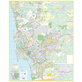 Southern San Diego County Wall Map - KA-C-CA-SANDIEGOSOUTH-PAPER - Ultimate Globes