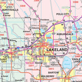 Southwest Florida Regional Wall Map - KA-R-FL-SOUTHWEST-PAPER - Ultimate Globes