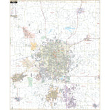 Springfield, MO Wall Map - KA-C-MO-SPRINGFIELD-PAPER - Ultimate Globes