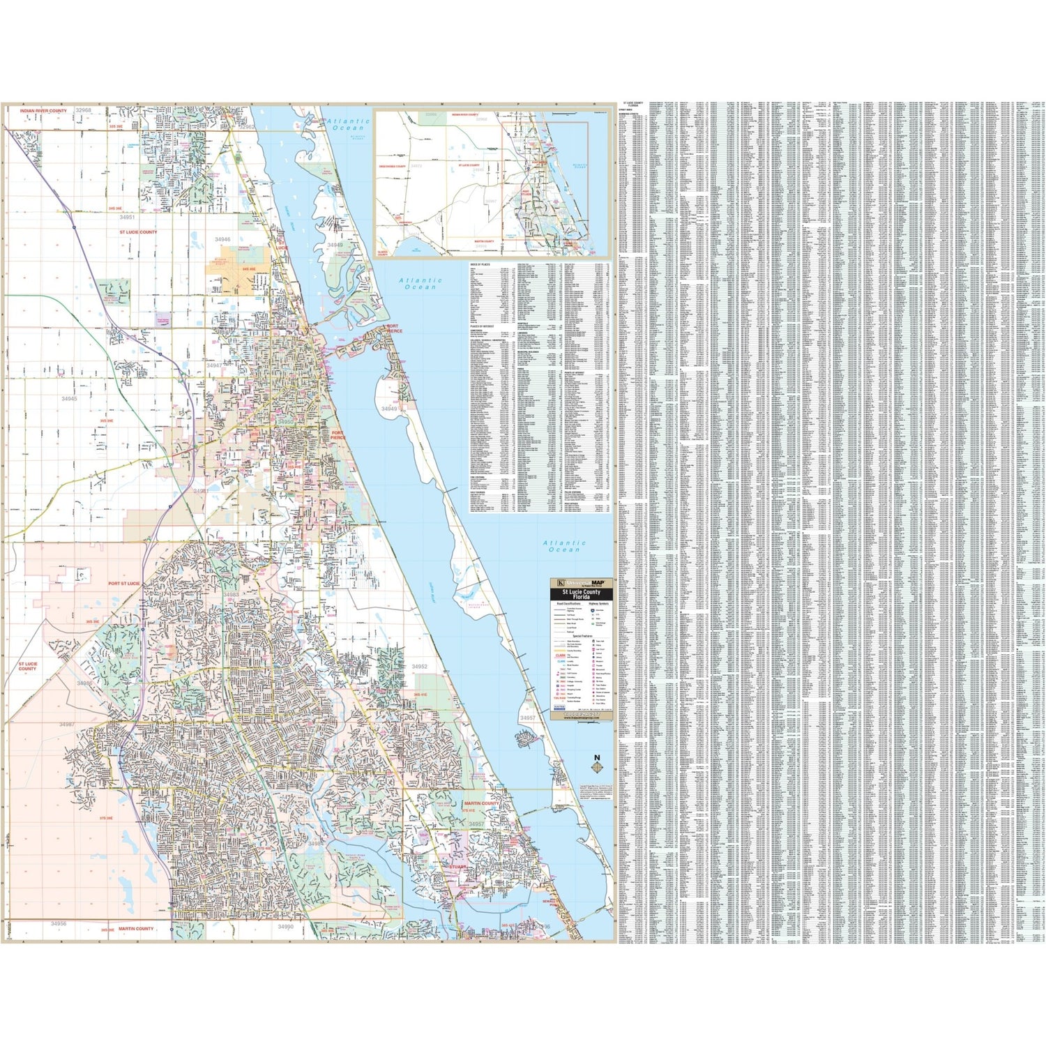 Map Of Florida St Lucie River NOAA Nautical Chart 11428 Okeechobee