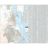 St Lucie, FL Wall Map - KA-C-FL-STLUCIE-PAPER - Ultimate Globes