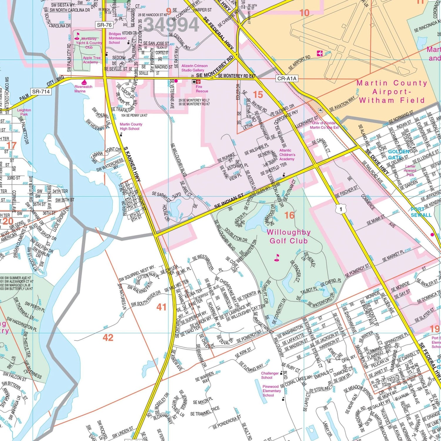 Martin County Florida Map