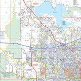 Tallahassee & Leon County, FL Wall Map - KA-C-FL-TALLAHASSEE-PAPER - Ultimate Globes