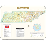 Tennessee Shaded Relief State Wall Map - KA-S-TN-SHR-38X28-PAPER - Ultimate Globes