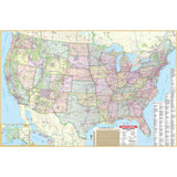 United States Dispatchers Wall Map - KA-US-DISPATCHERS-PAPER - Ultimate Globes