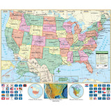 United States Primary Wall Map - KA-US-PRMRY-50X42-PAPER - Ultimate Globes
