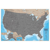 USA Scratch Off Map - Waypoint Geographic - SCR02 - Ultimate Globes