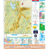 Utah Intermediate Thematic State Wall Map - Ultimate Globes - POD - KA - S - UT - INTER - PAPER - Ultimate Globes