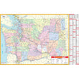 Washington State Wall Map - KA-S-WA-WALL-PAPER - Ultimate Globes