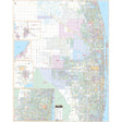 West Palm Beach & Palm Beach County, FL Wall Map - KA-C-FL-WESTPALMBEACH-PAPER - Ultimate Globes