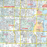 West Palm Beach & Palm Beach County, FL Wall Map - KA-C-FL-WESTPALMBEACH-PAPER - Ultimate Globes