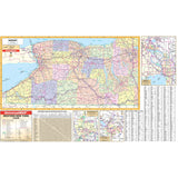 Western New York Regional Wall Map - KA-R-NY-WESTERN-PAPER - Ultimate Globes