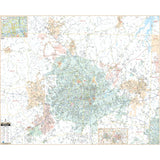 Winston-Salem & Forsyth County, NC Wall Map - KA-C-NC-WINSTONSALEM-PAPER - Ultimate Globes