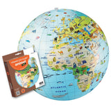 World Animals 20 - inch Inflatable Globe - Waypoint Geographic - WP00202 - Ultimate Globes