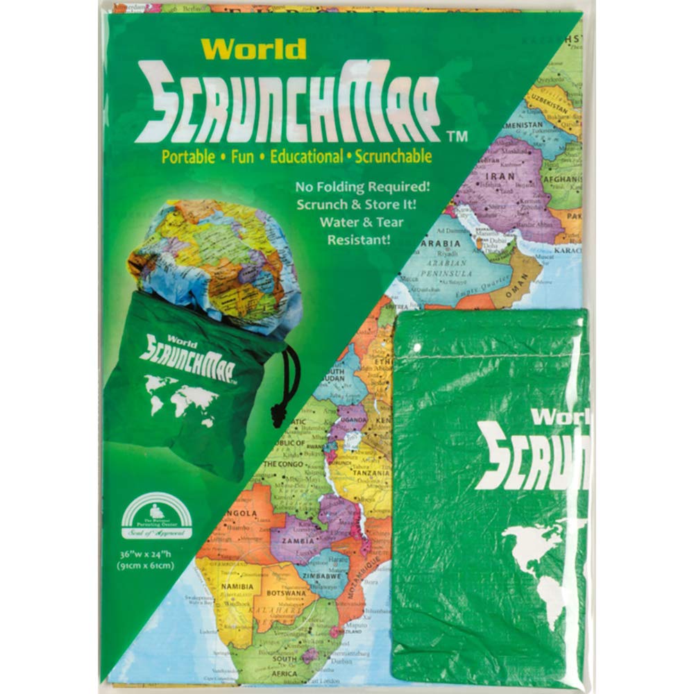 World ScrunchMap - Waypoint Geographic - SM01 - Ultimate Globes