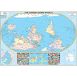 World Upside Down Wall Map - KA-WORLD-UPSIDEDOWN-PAPER - Ultimate Globes
