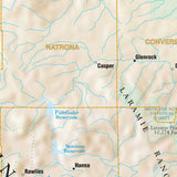 Wyoming Shaded Relief State Wall Map - KA-S-WY-SHR-38X28-PAPER - Ultimate Globes