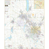 Youngstown, OH Wall Map - KA-C-OH-YOUNGSTOWN-PAPER - Ultimate Globes